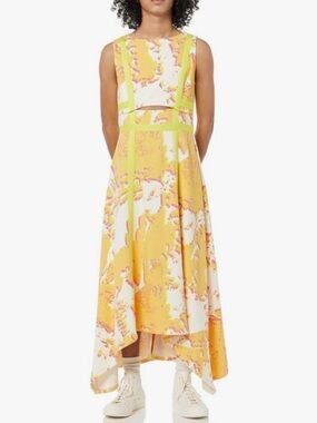 Making the Cut Season 3 Sleeveless Asymmetric Hem Cutout Maxi Dress Size XS
